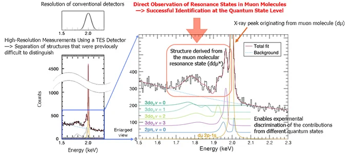 Direct observation of muonic molecules in resonance states.
Provided by Chubu University