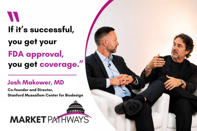 #FDA approval is only part of the challenge. Coverage is the other half of the equation.

“If it's successful, you get your FDA approval, you get coverage.”

Big discussion around RAPID at #InnovationDublin: https://bit.ly/3PqfDnl