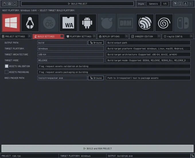 rpb - raylib project building tool -WIP-