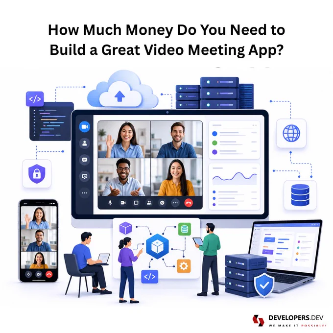 Video conferencing apps require the right tech stack, infrastructure & budget strategy.

Learn how much it costs to develop a scalable app like Google Meet in our latest blog.

Read now: https://www.developers.dev/tech-talk/cost-to-develop-app-like-google-meet.html

#VideoConferencing #SoftwareDevelopment #TechInnovation #DevelopersDev
