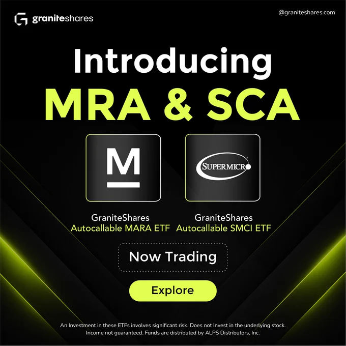 MRA & SCA- Autocallable ETFs