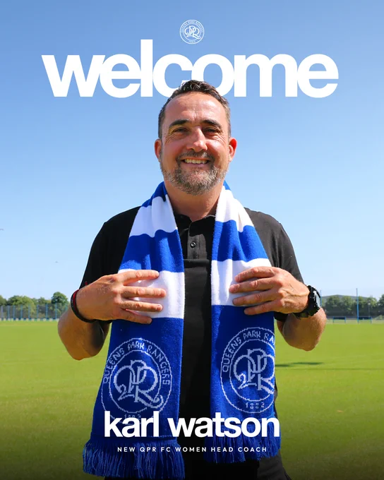 New QPR FC Women Head Coach Karl Watson.
