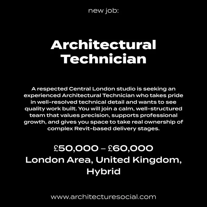 Architectural Technician Job Vacancy