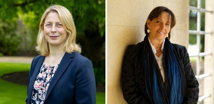 Professor Beverley Glover (left) and Professor Uta Paszkowski (right) – new Fellows of the Royal Society 2026. Photos © University of Cambridge.