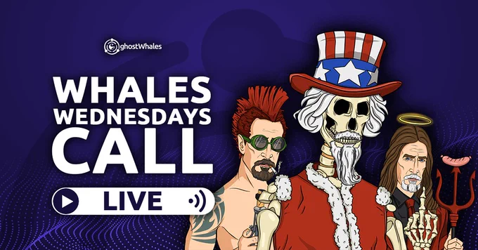 Whales Wednesdays - Q2 2026 is LIVE 🔴

GHOST Community members can have actual input over the future direction of the GHOST Project. Available ONLY to GHOST Whales 👻🐳

Become a GHOST Whale 👇 🔗
https://ghostchain.io/whales-apply 

#ghostWhales #GHOST