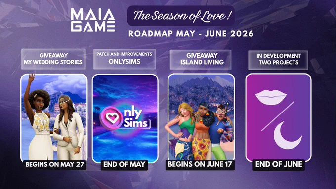 💜 ROADMAP MAY – JUNE 2026 💜
👉 https://www.patreon.com/posts/roadmap-may-june-159363696
👉https://maiagame.fr/
Bisous/Kisses ❤️
#thesims4 #sims4 #thesims4mods #sims4mods #thesims4nsfw #sims4nsfw #thesims4modsnsfw #sims4modsnsfw #maiagame @GrumpyMods @KELVINCITYFR 