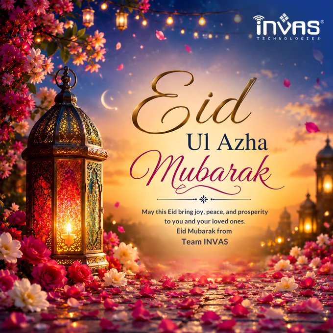 May this Eid bring joy, peace, and prosperity to you and your loved ones.
Eid Mubarak from Team INVAS

#eidmubarak #EidAlAdha #EidVibes #Eid #EidMubarakEveryone #eidcollection 
#EidMubarakHo #happyeidmubarak #happyeid #Eidul #Eid2026 #eidmubarak2026 