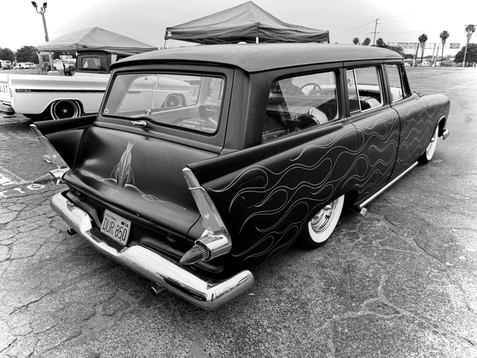 One of the raddest rides at Chargers Steve Swap Meet Monday =D 
Video: https://youtu.be/gQJcS5EnVZw
Grateful for your support,.. =D 
Subscribe for more here: https://www.youtube.com/@Custommikes?subconfirmation=1
Check out other fun coverages on all of Customikes Social media channels

Thanks for Hanging at Customikes!
K. Mikael Wallin
Customikes
Kustomikes
Customikes Select,... ;-)

Live Feed/Video by © www.Customikes.com K. Mikael Wallin 2026
#customikes #customikesexperience #bestsocialmediaexperience #kustomkulturewithoutborders #kustomkulture #kustoms #customs #fun #vintage #classics #cars #automotive #koolrides #mechanicalfun #funatwork #wagon #stationwagon #longroof