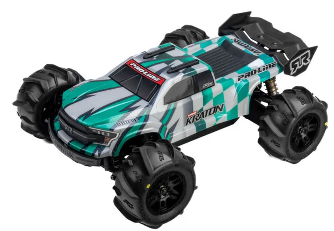Wrapped in a bold teal and white checkered pattern that pulls straight from the finish line, this design brings race-day energy to every inch of your rig. Then the lightning hits. Sharp, jagged cuts tear through the checkers, adding speed, tension, and a sense of motion that makes the body feel alive before the tires even move. It is clean, loud, and impossible to ignore.