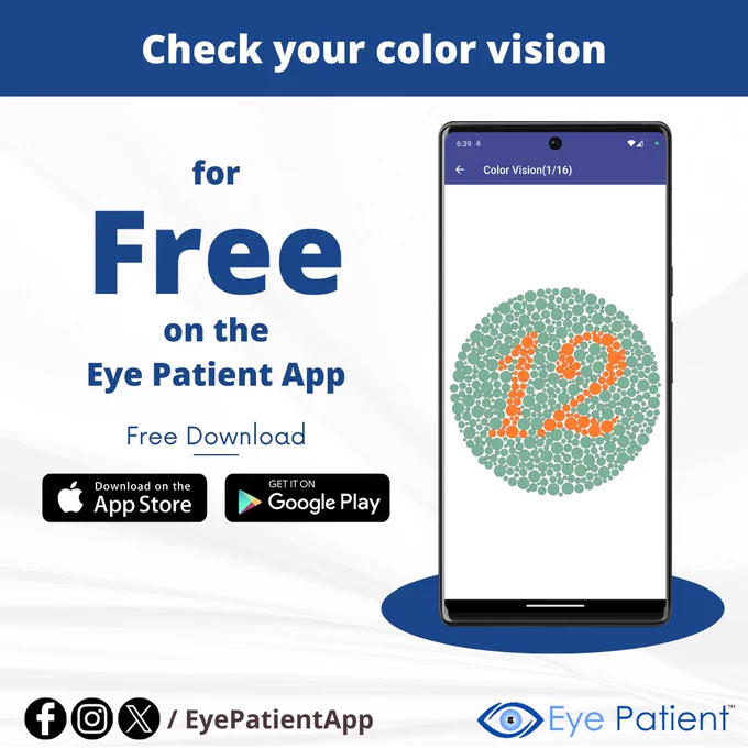 Color blindness affects millions worldwide, shaping how people experience everyday life, learning, and communication. Awareness helps create a world that’s easier for everyone to navigate.

Learn about your eyes through our extensive library, find an eye care professional near you, and monitor your vision with convenient tools on the #free Eye Patient app.

Available on Android & iOS:
https://onelink.to/eyepatientapp