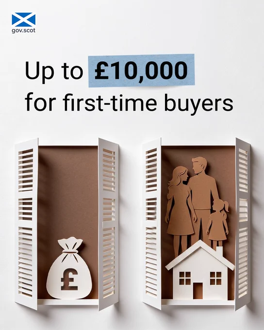 Up to £10,000 for first-time buyers.
