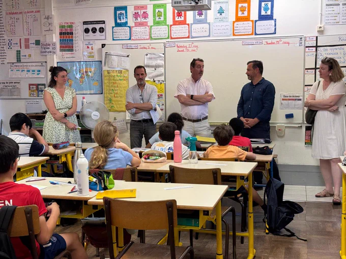 Visite d'une classe et rencontre avec des enseignants 
