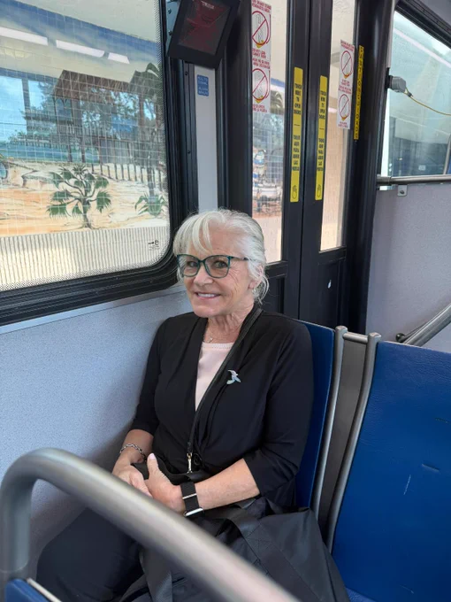 Job seekers riding BCT buses to go to Port Everglades Job Fair.