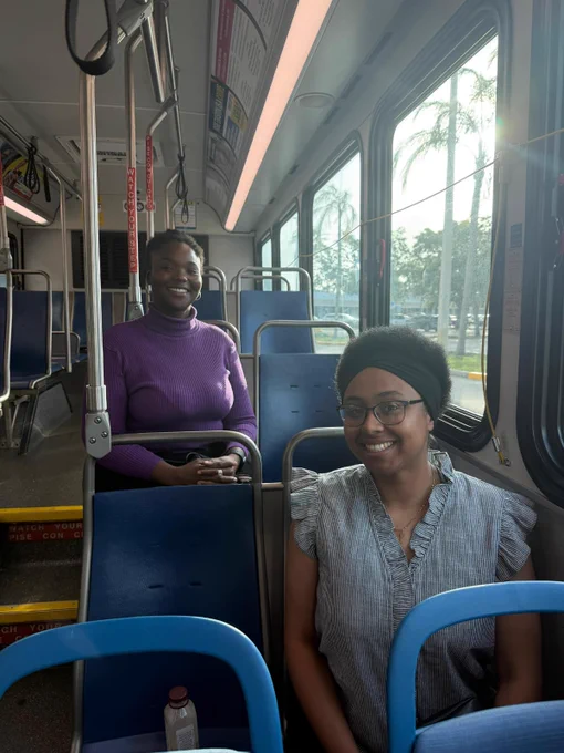 Job seekers riding BCT buses to go to Port Everglades Job Fair.