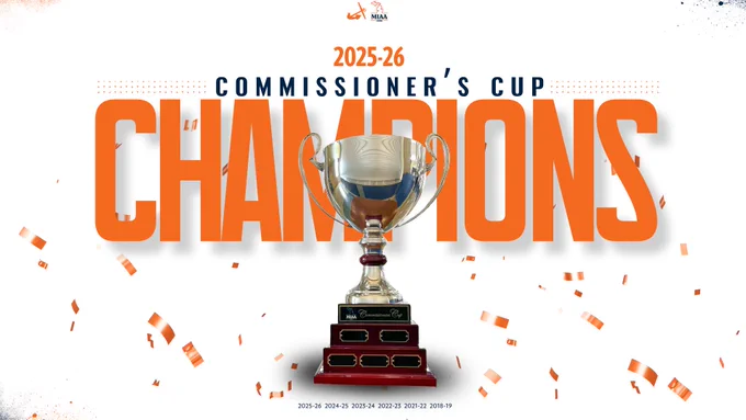 MIAA Commissioner's Cup trophy
