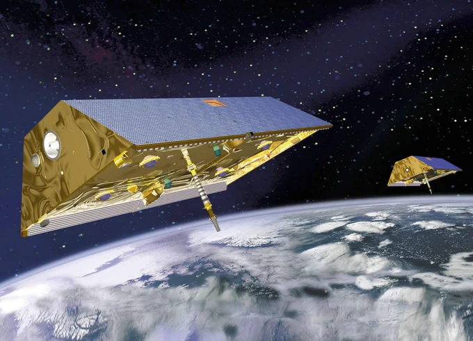 Gravity Recovery and Climate Experiment (GRACE) satellite (NASA)