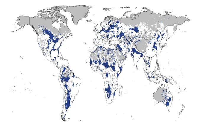 Global soil and sedimentary deposit thickness (Pelletier et al., 2016)