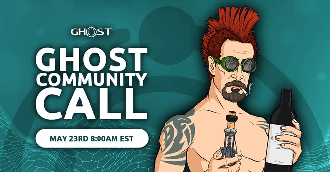 🚀 GHOST Community Call - MAY 23, 2026 Recording!

Is blockchain just a fad, or are we looking at it all wrong? 🧵

Full Recap
🔗 https://youtube.com/live/bgxWAhPSL7I