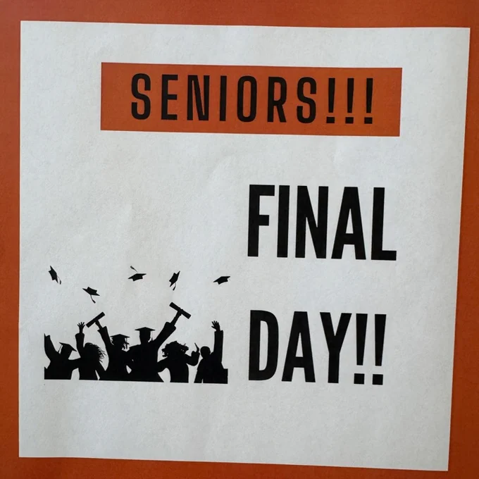 last day for seniors!