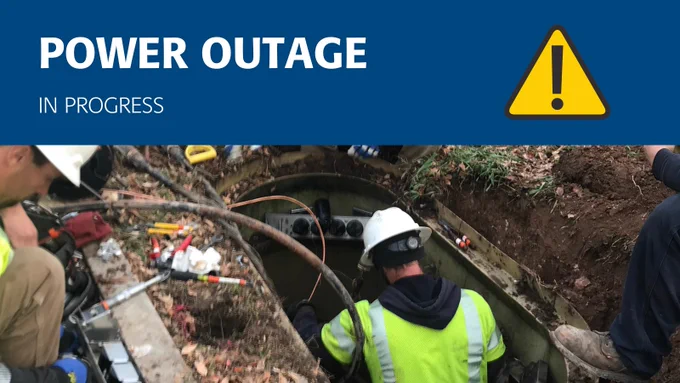Power outage in progress