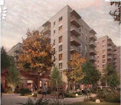 CGI of Great North Leisure Park Development