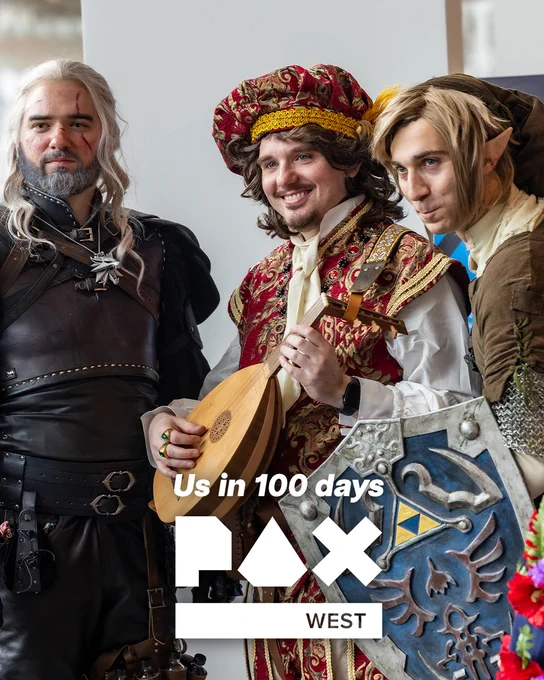 Us in 100 days at PAX West.
