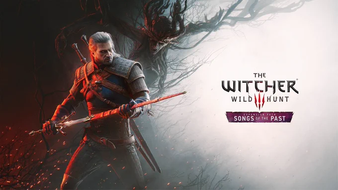 The announcement card for The Witcher III: Songs of the Past.