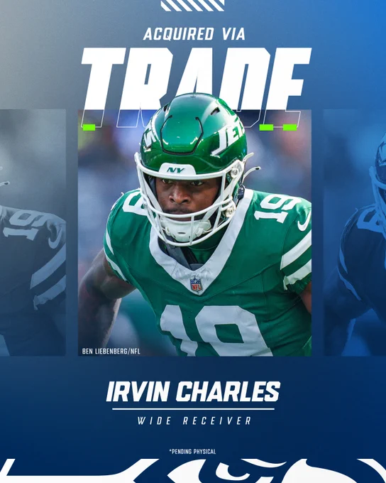 Seahawks trading for WR Irvin Charles