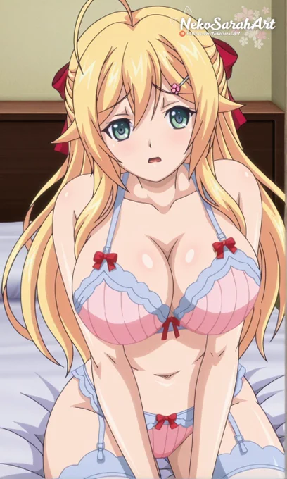 Otona Mitsuki from Mankitsu Happening in lingerie