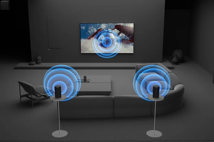 Direct Connect allows compatible BRAVIA TVs to pair directly with optional wireless subwoofers and wireless rear speakers, without requiring a soundbar
