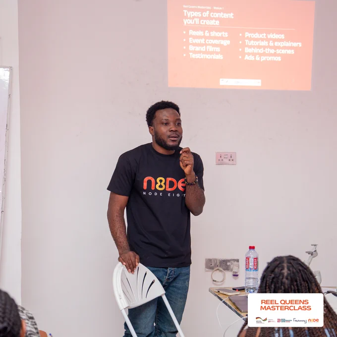 Day 1 of the Reel Queens Masterclass in Accra is officially in the books, and wow, the energy was unmatched!
