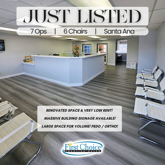 Santa Ana Dental Practice Sale 