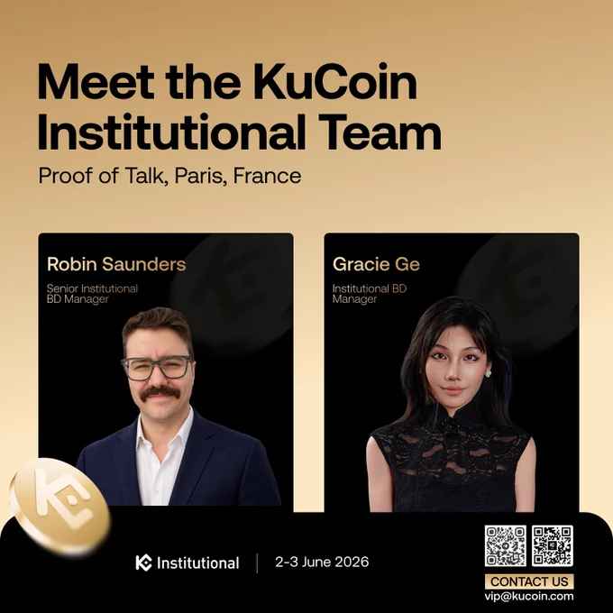 Meet the KuCoin Institutional Team at Proof of Talk, Paris, France