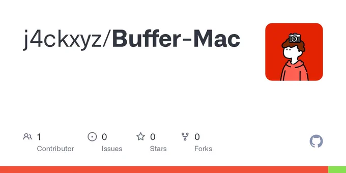 GitHub - j4ckxyz/Buffer-Mac