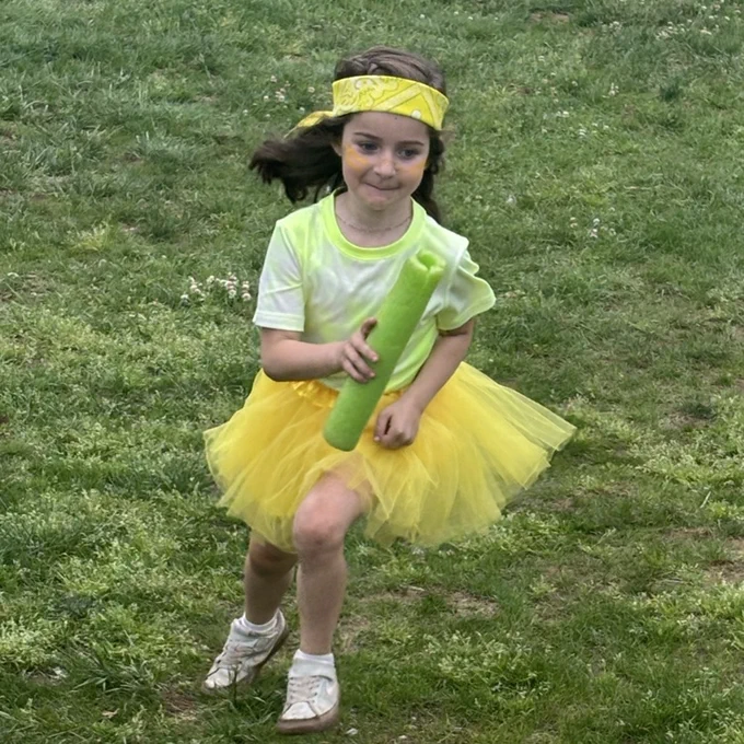 girl running