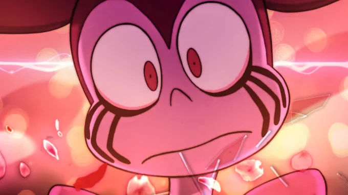 Hold on-

What the heck am I doing????

This lady isn't Pink Diamond, and there's no point in destroyin' Her favorite planet if She isn't here to see it...