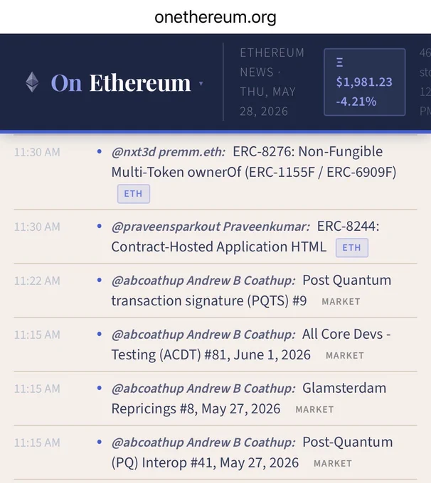 Ethereum innovation