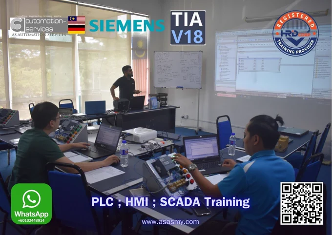 ✅ Just completed a 3-Day Siemens S7-1200 PLC, HMI & SCADA Training (16–18 June 2025) for engineers from a Johor-based manufacturing plant — fully HRDCorp claimable!

Covered topics:
🔹 TIA Portal V18
🔹 PLC & HMI Setup
🔹 Troubleshooting & Hands-On Wiring
🔹 Backup & Restore
🔹 KTP400 HMI Configuration

Looking to train your team under HRDCorp?
📩 www.asasmy.com/request-quotation.html

#PLCTraining #SiemensPLC #HMITraining #TIA Portal #SCADAWorkshop #AutomationMalaysia #HRDCorp #S71200 #TIAV18 #ControlSystems #HandsOnTraining #IndustrialAutomation #EngineeringMalaysia #TrainingProvider #ASAutomationServices

Blog Link :- https://www.asasmy.com/asasblog.html