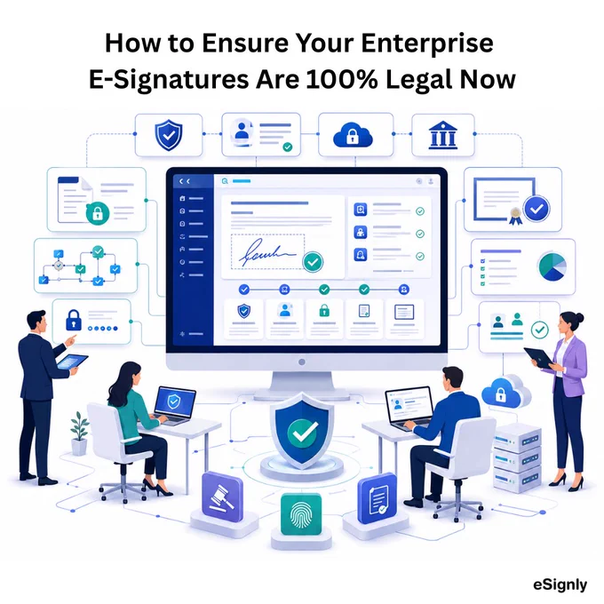 Not all e-signature systems provide true legal protection.

Enterprise-grade solutions help businesses improve compliance, secure workflows & reduce operational risks.

Read the latest blog: https://www.esignly.com/electronic-signature/ensuring-esignature-legal-enforceability-and-compliance-in-enterprise-workflows.html

#ElectronicSignature #EnterpriseSecurity #DigitalTransformation #ESignly