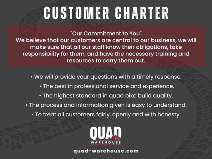Quad Warehouse Customer Charter