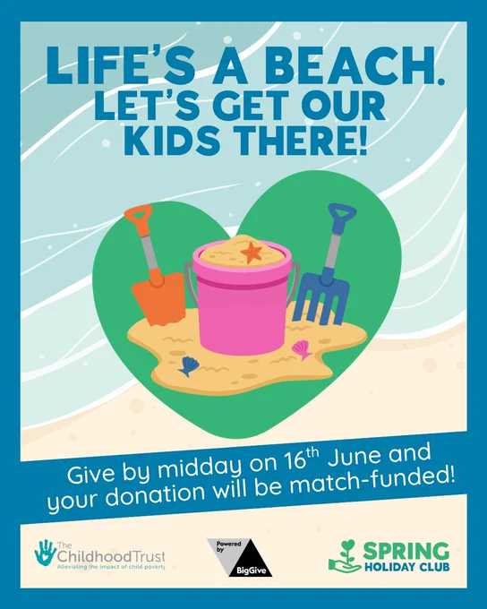 Life's a beach - let's get our kids there!