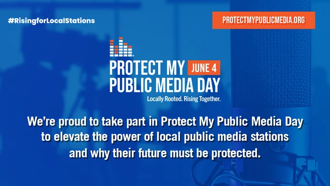 Protect My Public Media (PMPM) is a nationwide action network of Americans committed to safeguarding local public television and radio stations and the essential programming and services they provide.
