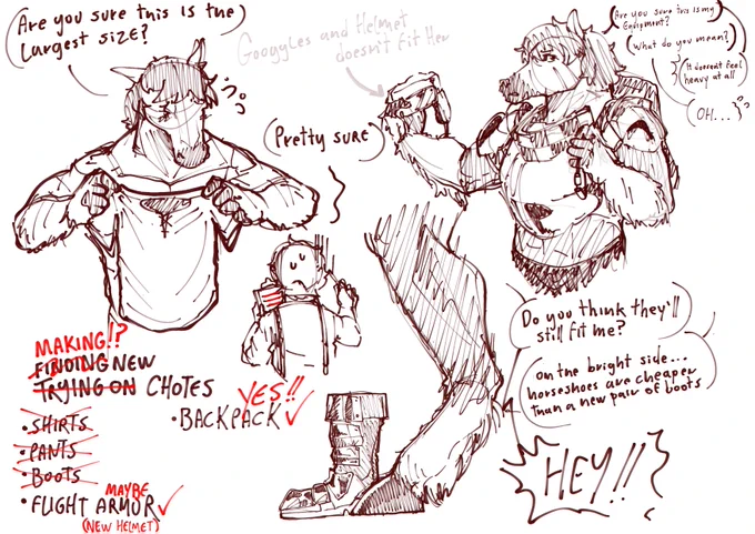 The kemono beam at least left her with a couple of bandages to cover herself, even so she'll need new clothes, it's not a whim, it's a matter of basic modesty.