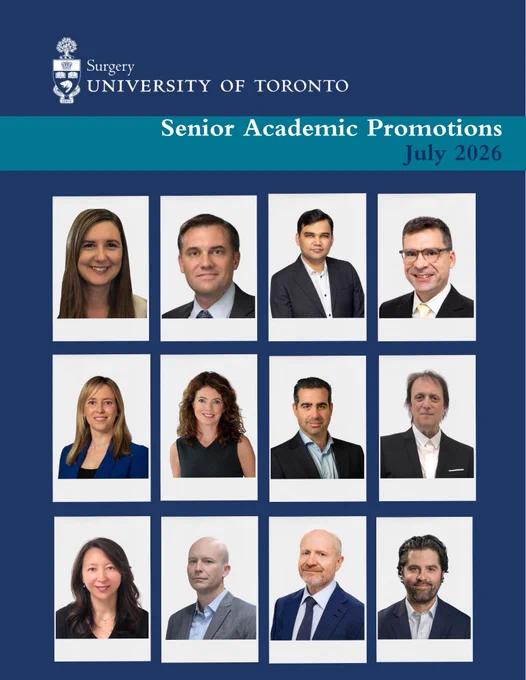 Senior Academic Promotions 2026