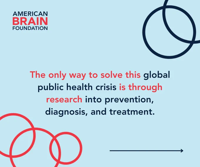 The only way to solve this global public health crisis is through research into prevention, diagnosis, and treatment.