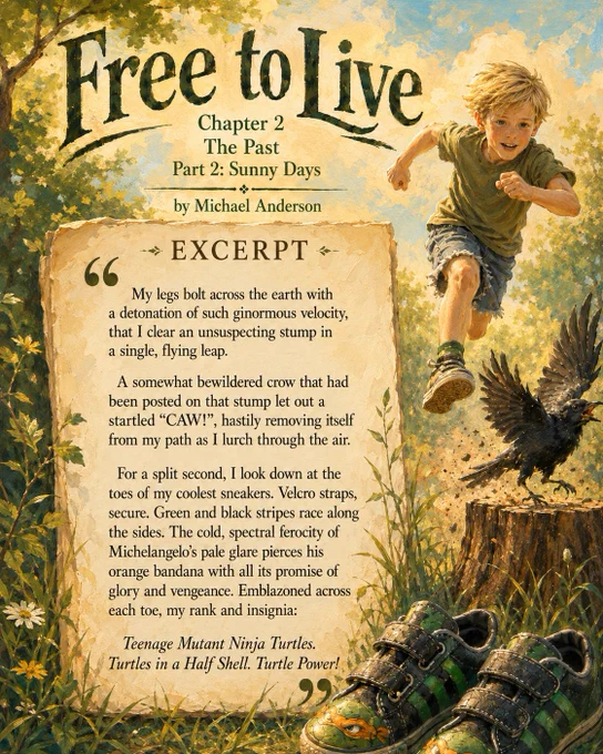The writing is an original creation by me. I created the art in this image with a GPT excerpt poster creator.