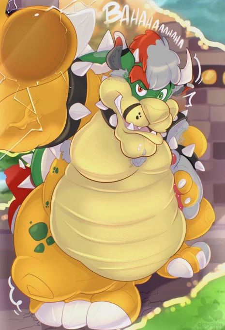 The King is making a comeback! 👑 😳🔥!!

A lockscreen com for @/KaleTheFolf on Kofi! 
Thank you so much for your support !💕☺️
#Bowser #Cartoon #TF #Transformation #Koopa