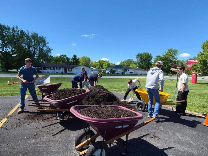 Landscaping for graduation