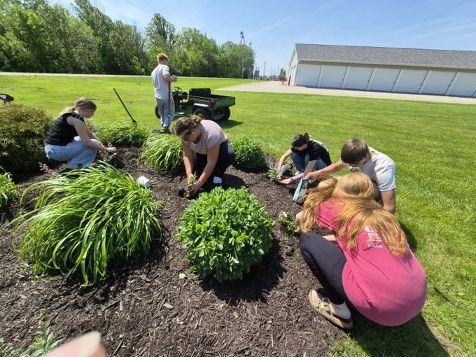 Landscaping for graduation