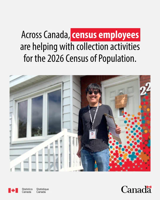Across Canada, census employees are helping with collection activities for the 2026 Census of Population. 